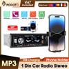 Podofo Autoradio 1DIN con Lettore MP3, Ingresso AUX, Lettore Multimediale Universale, Radio FM, Bluetooth Digitale, Stereo USB
