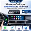 REEIIO Decoder Wireless CarPlay Android Auto per BMW NBT EVO X5 F15 F85 G05 X6 F16 F86 G06 X1 F48 F49 con Navigazione BT Airplay