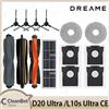 dreame Accessori e Ricambi per Dreame D20 Ultra/L10s Ultra CE: Spazzola Principale, Spazzola Laterale, Filtro HEPA, Sacchetti Polvere, Panni Lavapavimenti