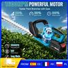ELOOLE Tagliasiepi a Batteria 21V, Lama a Doppia Faccia 51cm con Spaziatura Denti 18mm, Tagliasiepi a Batteria, Doppio Interruttore di Sicurezza, Impugnatura Antiscivolo per Siepi da Giardino