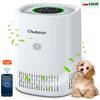Chuboor Purificatore d'aria, purificatore d'aria domestico, dotato di filtro HEPA H13, PM2,5, elimina odori sgradevoli, odori e peli di animali domestici, allergie ai pollini, ultra silenzioso, ideale per la