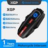 XGP Interfono Moto XGP Bluetooth 5.4 Dual Chip, Interfono Moto con Condivisione Musica, Portata 1000m per 2 Motociclisti, Audio Multitasking, Auricolare Moto IP67 Impermeabile 1000mAh