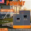 PowMr Regolatore di Carica Solare MPPT PowMr 80A/100A, 12V 24V 36V 48V Auto, Efficienza di Tracciamento del 99,9%, Supporta Pannelli Solari PV 160V - Fino a 12 Unità in Parallelo - per Batterie al