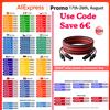 JINGYANGPV Cavo Solare 5M 10M 6MM2 10AWG per Kit Sistema Pannelli Solari, Cavo di Collegamento Rigido per Pannelli Solari Flessibili 12V 24V