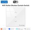 LoraTap 7a Generazione Tuya Smart Life Interruttore per Tende a Doppio Canale con Controllo Percentuale, Timer e Controllo Vocale tramite Google Home Alexa