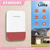 staniot Sirena Stroboscopica Impermeabile Staniot LoRa 120dB, Allarme ad Alto Decibel, Distanza di Trasmissione 500m, Dispositivo Wireless Antifurto per Casa, Compatibile con Secpanel 7 Pro