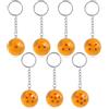 Bandai Portachiavi Dragon Ball da 1 a 7 Stelle, Ciondolo Shenron Saiyan, Anelli Portachiavi Cartoon per Auto, Zaino, Regali per Feste, Accessori Cosplay