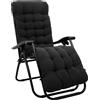 NONE Cuscino Reclinabile per Patio, Cuscini per Chaise Longue, Cuscini per Lettino Prendisole, Imbottitura per Sedia a Sdraio per Viaggi, Vacanze, Interni ed Esterni