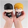 Bandai Statuette Mob Psycho 100 con Testa Grande da 10cm, Shigeo Kageyama, Arataka Reigen, Versione Q, Figurine Sedute, Ornamento, Modellino Anime, Giocattolo Decorativo, Regalo