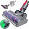 NONE Testina di Pulizia per Aspirapolvere Senza Fili Dyson V15(SV22 SV47) V11(SV14 SV15 SV17 SV28) V10(SV12 SV27) V8(SV10 SV25) V7(SV11) Gen5 G5 Animal Absolute - Testina a Rullo Morbido con LED Verde per