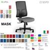 SEIPO MASK MESH TIPO 1 MK0007 Poltrona schienale alto in rete Movimento sincronizzato "R2" SEIPO ECOPELLE D2