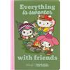 Mr. Wonderful - Quaderno A5 Hello Kitty And Friends - Everything Is Sweeter With Friends - Quaderno Con Pagine A Righe E Rilegatura Cucita Con Apertura Totale A 180 Gradi - Cartoleria Kawaii