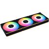 LIAN LI Ventola Lian Li UNI FAN CL FLEX Wireless Reverse Blade ARGB PWM 120mm kit Da 3 Con Controller Nero
