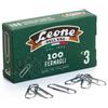 Leone Fermagli Leone in acciaio N. 3 28 mm scatola da 100 pz. - FZ3- PROMOZIONE (acquisto minimo 10pz)