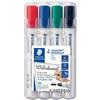 staedtler Marcatore per lavagne bianche Staedtler Lumocolor whiteboard marker 351 assortiti astuccio da 4 pezzi - 351 WP4 - PROMOZIONE IN SCADENZA