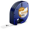 dymo Nastro per etichettatrici Dymo LT 12 mm x 2 m bianco - per decalcomanie S0718850 - PREZZO SPECIALE IN SCADENZA