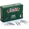 Leone Fermagli Leone in acciaio N. 4 32 mm scatola da 100 pz. - FZ4 - PROMOZIONE (acquisto minimo 10pz)