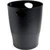 exacompta Cestino gettacarta Exacompta ECOBIN ECOBlack ppl 15 l nero 453014D - PREZZO SPECIALE IN SCADENZA
