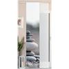 Gardinenbox Tende Box a Pannello Tenda Wild Effetto Seta e Voile Pannello, Poliestere, Grigio Pietra, 245 x 45 cm, 2 unità
