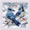 RIOLIS 1925 Ghiandaie azzurre Kit Punto Croce Contato 20 x 20 cm