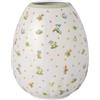 Villeroy & Boch - Easter Delight vaso, porcellana Premium, forma ovale a uovo, motivi pasquali nostalgici, dettagli dorati, vaso decorativo primaverile per fiori e composizioni floreali