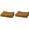 TODAY Set di 4 asciugamani 50x90 cm 100% cotone Bronzo