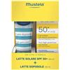 Mustela Solare e doposole - Set di creme ad azione fotoprotettiva e lenitiva, 2 tubi da 100 ml