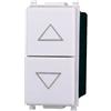ETTROIT PULSANTE DOPPIO 1P+1P 16A COMPATIBILE VIMAR PLANA