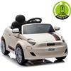 Mandelli Auto elettrica Fiat 500 Cabrio 10,8V Litio RC (100x60cm) SPORT ONE White 100053