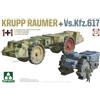 TAKOM Modellino Krupp Aratro + Vs. kfz.617 TAKOM 5007 1/72ème Modellino Char Promo