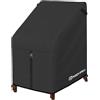 Porch Shield Coprisedia impilabile da patio, impermeabile, per esterni, 68 x 83 x 117 cm, nero