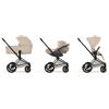 Cybex Platinum - Trio Cybex Priam 2026 Comfort Cozy Beige Matt Black con Cloud T