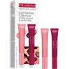 Clarins Lip Perfector Set 01 Rose Shimmer 12ml + 08 Plum Shimmer 12ml