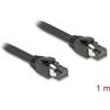 Delock Cavo di rete Delock 80233 RJ45 Cat.8.1 S/Ftp 1m fino a 40Gbps Nero [80233]