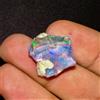Etiope black opal rough , Naturale Fire opal Crudo, Opale Gemma 7.1 KT 17x17 MM