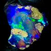 AK GEMS AND JEWELLERY Opal gemstone, Naturale Etiope Opal Crudo, Nero fire Opal rough 8 KT 18x16 MM