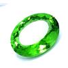 73 CT Naturale Classico Verde Topazio Taglio Ovale Certificato Loose Gemma Con
