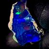 OPAL EMPIRE NaturalOpal Grezzo, Pietra Opale Black Etiopia 15 Ct 20x20 mm