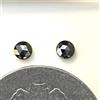 Sparkling Fancy Diamonds Coppia Diamanti Naturali Round Taglio Rosa 0.28CT Colore Nero