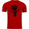 DRAGOWA Frank t-shirt a maniche corte the Punisher 160 g/m², rosso,