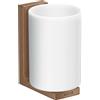 hansgrohe AXOR UNIVERSAL Rectangular godet à dents, métal, verre blanc, 42604310, 42604310