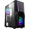 njoy Case nJoy Fort, torre media, ATX, senza alimentatore, nero