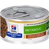 HILL'S PRESCRIPTION DIET GATTO METABOLIC CON SPEZZATINO AL POLLO E VERDURE DA 82 GR IN LATTINA | 85G