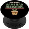 Plant Care Humor Indoor Plant Lover Gift Plant Mom Chaos Pianta caotica divertente amante delle piante d'appartamento PopSockets PopGrip Adesivo