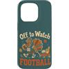 Thanksgiving Grace and Gratitude Custodia per iPhone 15 Pro Divertente tifoso del Ringraziamento del calcio della