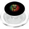 Retro Lover for Musician Humorous Sarcas Divertente Djembe Drum Celebrazione Detto Sarcastico PopSockets PopGrip per MagSafe