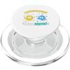 SCIENCE EDUCATION SMART NERD STEM HUMOR HO PERSO UN ELETTRONE SEI UMORIO ATOMO NUCLEO POSITIVO PopSockets PopGrip per MagSafe