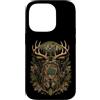 Funny Hunting Back To School Deer Huntin Custodia per iPhone 14 Pro Hunting Back To School - Zaino mimetico per studenti e cacciatori di cervi