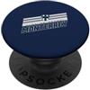 Rayados de Monterrey - Strisce e stemma da calcio PopSockets PopGrip Adesivo