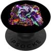 Halloween Glam Retro Vintage Comics Pop Produzione cinematografica Crew Ghost Film Regista Attore Spooky Spaventoso PopSockets PopGrip Adesivo